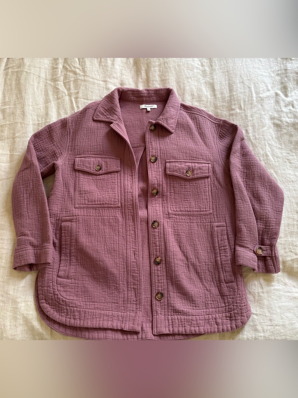 Madewell Utility Jacket in Mauve